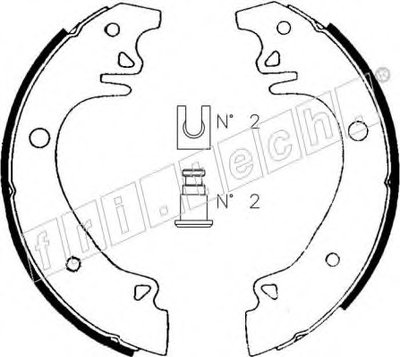 Комплект тормозных колодок fri.tech. купить
