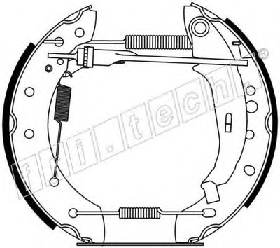 Комплект тормозных колодок FAST KIT fri.tech. купить