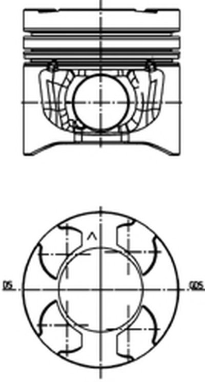 Поршень KOLBENSCHMIDT