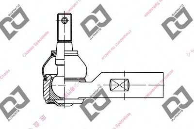 Наконечник поперечной рулевой тяги DJ PARTS