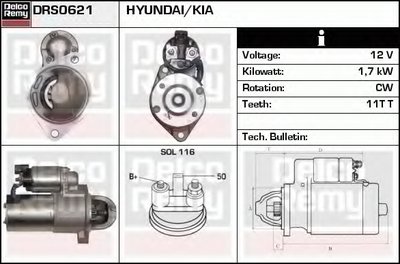 Стартер Remanufactured REMY (Light Duty) DELCO REMY купить