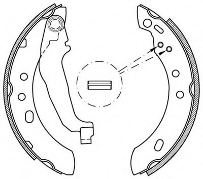 Комплект тормозных колодок ADVANCE OPEN PARTS купить