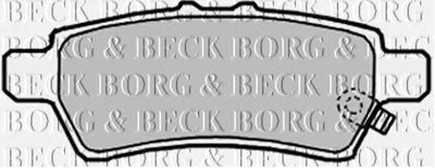 Комплект тормозных колодок, дисковый тормоз BORG & BECK