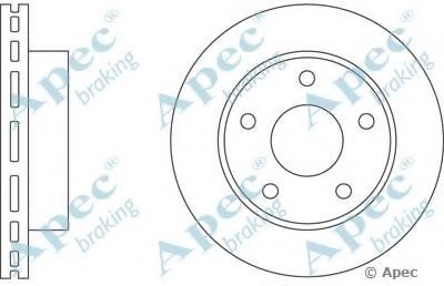 Тормозной диск APEC braking купить