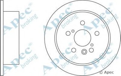 Тормозной диск APEC braking купить