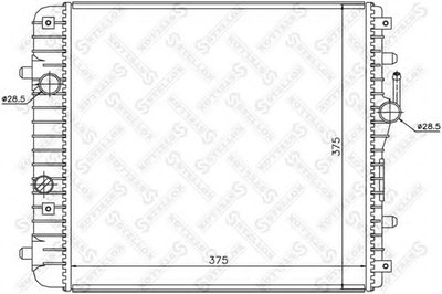 Радиатор, охлаждение двигателя STELLOX купить