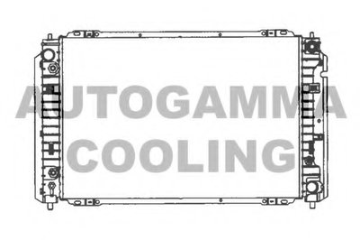 Радиатор, охлаждение двигателя AUTOGAMMA купить