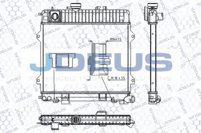 Радиатор, охлаждение двигателя JDEUS купить
