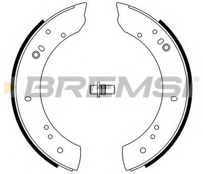 Комплект тормозных колодок BREMSI купить