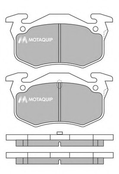 Комплект тормозных колодок, дисковый тормоз MOTAQUIP купить