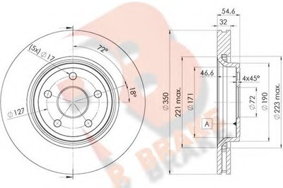 Тормозной диск R BRAKE купить