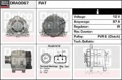 Генератор Remanufactured REMY (Light Duty) DELCO REMY купить