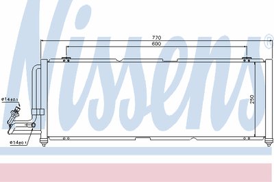 Конденсатор, кондиционер NISSENS купить