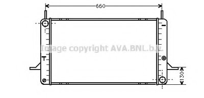 Радиатор, охлаждение двигателя AVA QUALITY COOLING купить