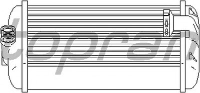 Теплообменник, отопление салона TOPRAN