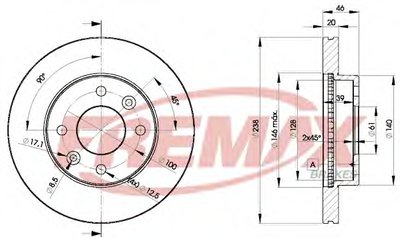 Тормозной диск Premium Carbon + FREMAX купить