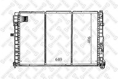 Радиатор, охлаждение двигателя STELLOX купить