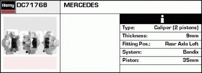 Тормозной суппорт Remanufactured REMY (Multiline) DELCO REMY
