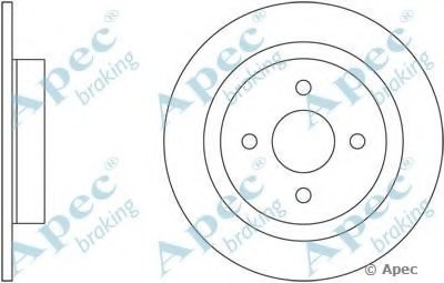 Тормозной диск APEC braking купить