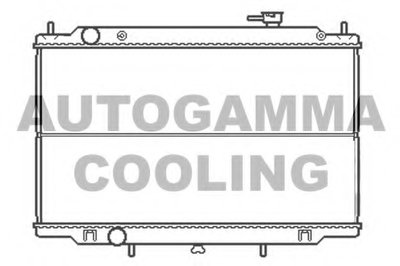 Радиатор, охлаждение двигателя AUTOGAMMA купить