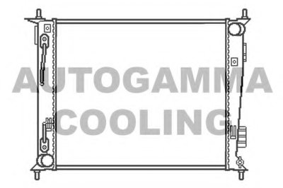 Радиатор, охлаждение двигателя AUTOGAMMA купить