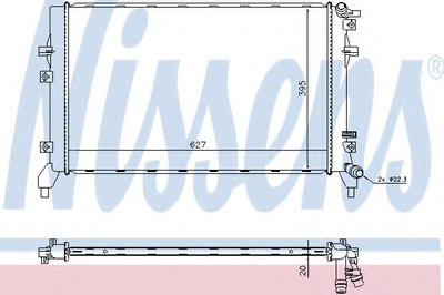 Радиатор, охлаждение двигателя NISSENS купить