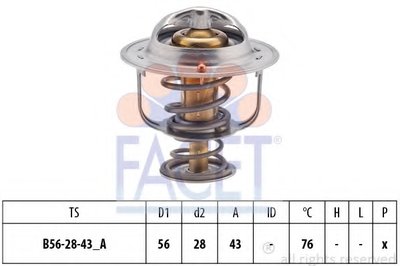 Термостат, охлаждающая жидкость FACET купить