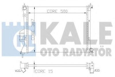 Радиатор, охлаждение двигателя KALE OTO RADYATÖR купить