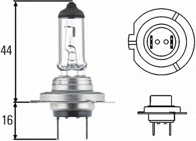 Лампа накаливания, фара дальнего света; Лампа накаливания, основная фара; Лампа накаливания, противотуманная фара; Лампа