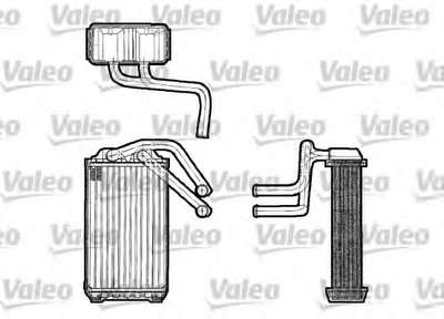 Теплообменник, отопление салона VALEO