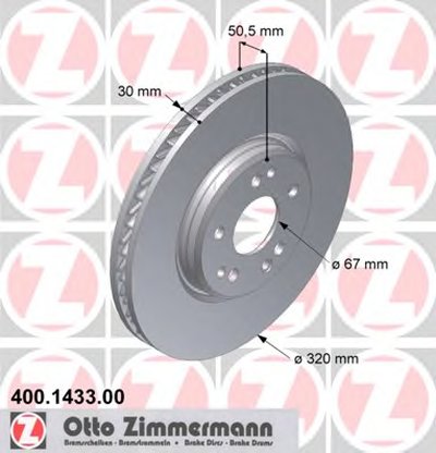 Тормозной диск ZIMMERMANN купить