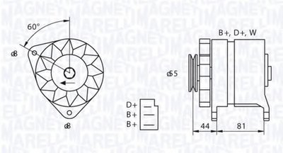 Генератор MAGNETI MARELLI купить