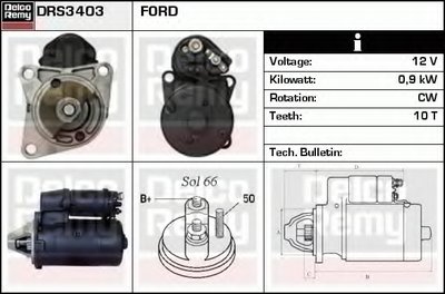 Стартер Remanufactured REMY (Light Duty) DELCO REMY купить