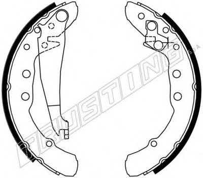 Комплект тормозных колодок REPARATION KIT TRUSTING купить