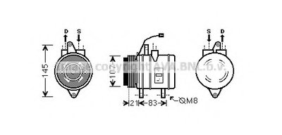 Компрессор, кондиционер AVA QUALITY COOLING купить