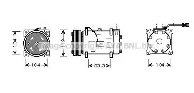 Компрессор, кондиционер AVA QUALITY COOLING купить