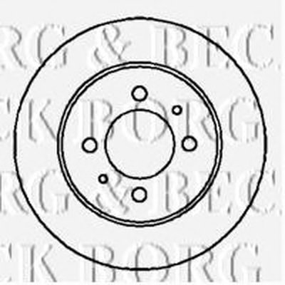 Тормозной диск BORG & BECK купить