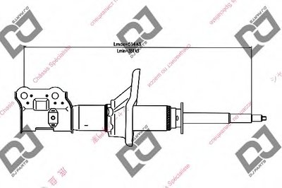 Амортизатор DJ PARTS купить