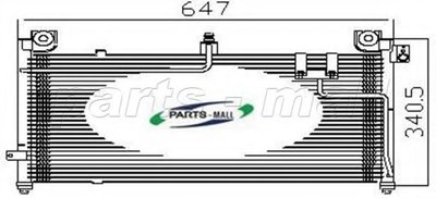 Конденсатор, кондиционер PARTS-MALL купить