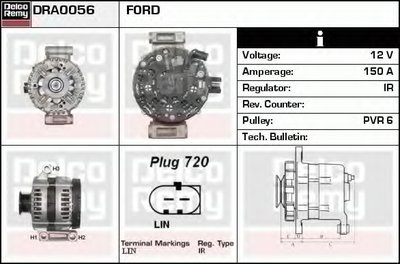 Генератор Remanufactured REMY (Light Duty) DELCO REMY купить