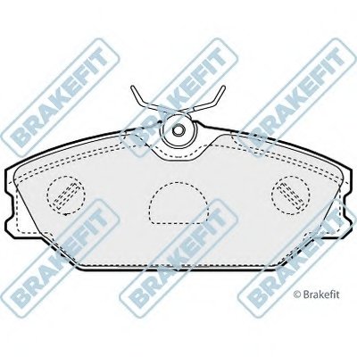 Комплект тормозных колодок, дисковый тормоз Brake Fit APEC braking