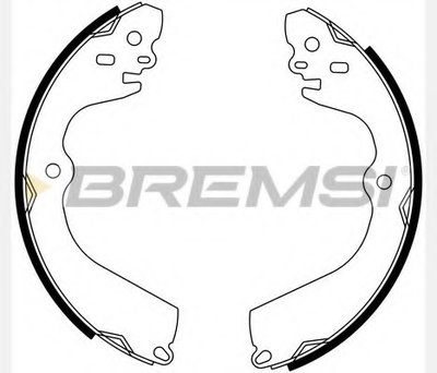 Комплект тормозных колодок BREMSI купить