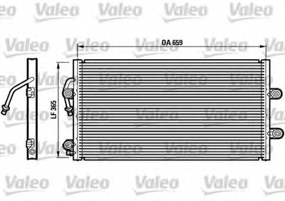 Конденсатор, кондиционер VALEO купить