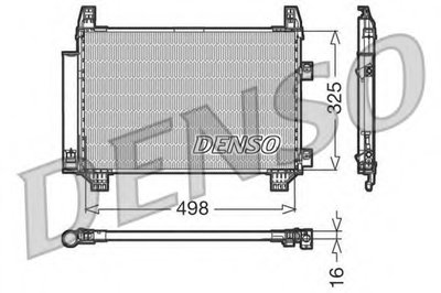 Конденсатор, кондиционер DENSO купить