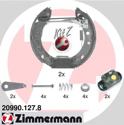 Комплект тормозных колодок KIT Z ZIMMERMANN купить