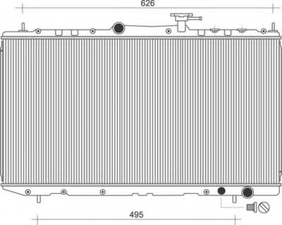 Радиатор, охлаждение двигателя MAGNETI MARELLI купить