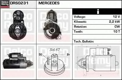 Стартер Remanufactured REMY (Light Duty) DELCO REMY купить