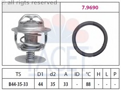 Термостат, охлаждающая жидкость FACET купить