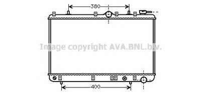 Радиатор, охлаждение двигателя AVA QUALITY COOLING купить