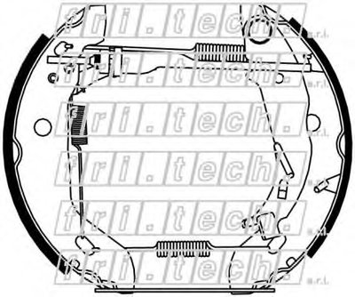 Комплект тормозных колодок FAST KIT fri.tech. купить